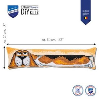 KRUISSTEEKTOCHTMAT KIT HOND ca.80x20cm