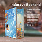 DIY Book Nook Boekensteun Travel With The Wind Bookend, Tone-Cheer, 18,2x8x24,5cm