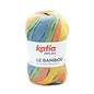 LE BAMBOU 100 Pastel geel-Licht oranje-Pastel blauw-Licht groen bad 69170