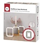 Silicone gietmal vaas rechthoek, 10,5x3,7x14cm, incl. 1 reageerbuisje