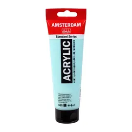 AMSTERDAM acrylverf tube 120 ml Turkooisgroen Licht 660