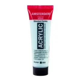 AMSTERDAM acrylverf tube 20 ml Turkooisgroen Licht 660