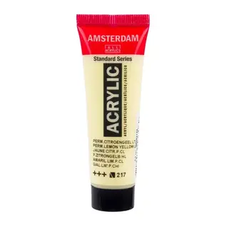 AMSTERDAM acrylverf tube 20 ml Permanent Citroengeel Licht 217