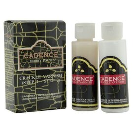 Cadence crackle vernis (transparent crackle) set  70+70ml