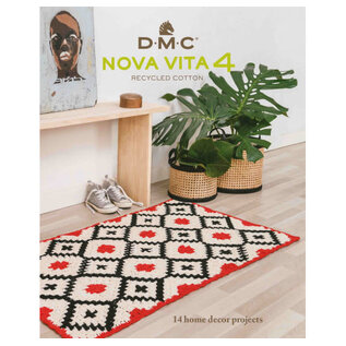 Livre permettant de réaliser 14 projets de décoration d'intérieur avec le fil de coton Nova Vita 4