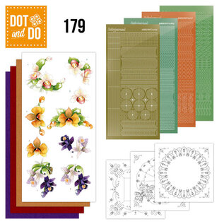 Dot and Do 179 - Precious Marieke - Delicate Flowers - Orchid