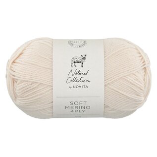 Soft Merino 4 draad 006 griesmeelpap bad 458 50gr.