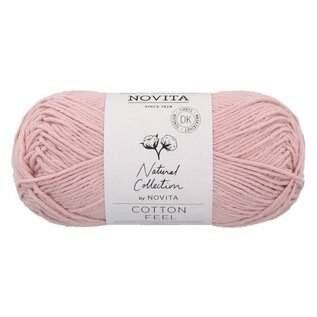 NOVITA Cotton Feel 529 roze bad 013 - 50 g
