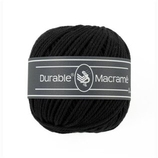 Durable Durable Macramé 325 zwart bad 2713-1 - 100 gram
