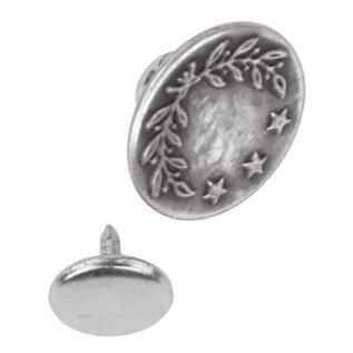 Naaivrije jeansknopen 16 mm, 8 stuks - Kleur 010