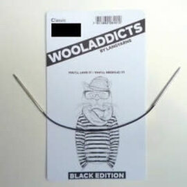 Wooladdicts Black Edition - Classic rondbreinaald 50cm - 2.5mm