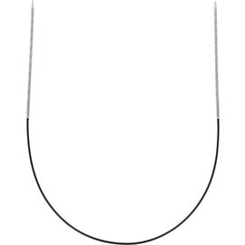 Rondbreinaald 2,5mm - 50cm Wooladdicts Black Edition - Ergonomic Lace