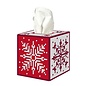 Tissuedoos plastic canvas pakket Noorse patronen 13x12x12cm