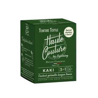 Kleurstof: textiel, haute couture: kaki: 350 g