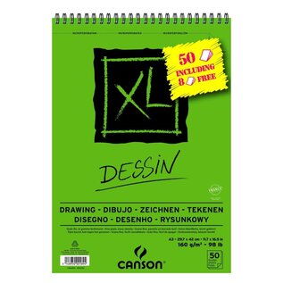 PROMO - Canson XL® Dessin Drawing A3 50 + 8 vellen