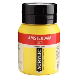 Amsterdam acrylverf pot 500 ml Primairgeel 275
