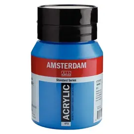Amsterdam acrylverf pot 500 ml Primaircyaan 572