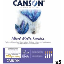 Tekenblok mixed media Essentia - wit natuurlijk - A3 - 30 vellen 250 g/m²