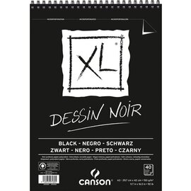 Canson XL Zwart tekenpapier 150g/m²  A3, 40 vel