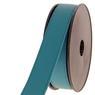 imitatieleder 30mm kleur 79 turquoise per meter