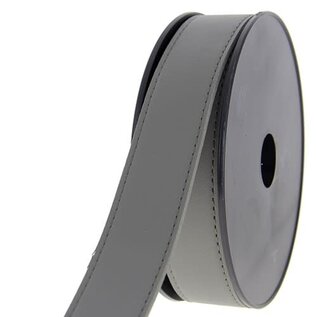 imitatieleder 30mm kleur 68 grijs per meter