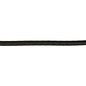 rekker outdoor rond sterk 6mm zwart per meter