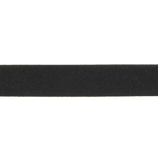 Biais leather look 20mm zwart per meter