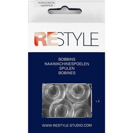 Naaimachinespoelen voor horizontaal grijper plastic 20,5 x 11,5 mm hoog, 5 stuks