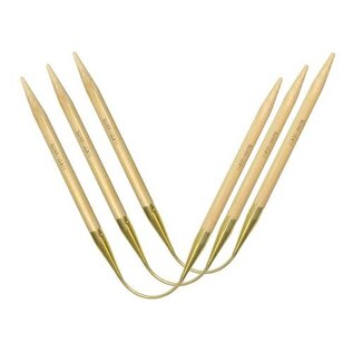 Addi CraSyTrio flexibele sokkennaalden bamboo 30 cm 4,5 mm