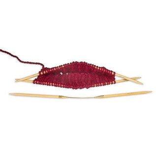 Addi CraSyTrio flexibele sokkennaalden bamboo 30 cm 4,5 mm