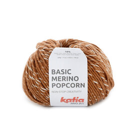 BASIC MERINO POPCORN 106 - Koper-Wit bad 74157