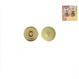 Magneetsluiting 19mm goud