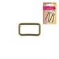 RECHTHOEKIGE METALEN RINGEN 32mm BRONS 2st.
