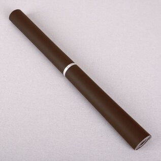 Imitatie leer  - Simili leder Donkerbruin 140x50cm