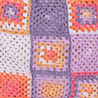 MERINO BABY GRANNY 500 Lila-Kauwgom roze-Grijs bad 74238