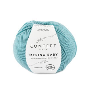 MERINO BABY 74  Licht turquoise bad 73069