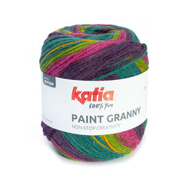 PAINT GRANNY 204 - Groen-Mosterd-Lila bad 73333