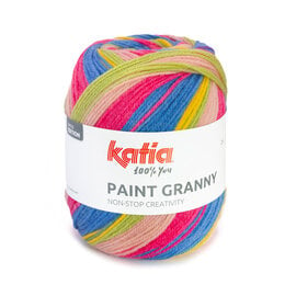 PAINT GRANNY 207 - Blauw-Groen-Geel-Kauwgom roze bad 73336