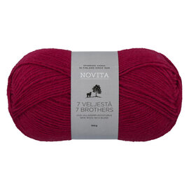 NOVITA 7 Veljestä - 7 Brothers 587 bordeaux bad 5688