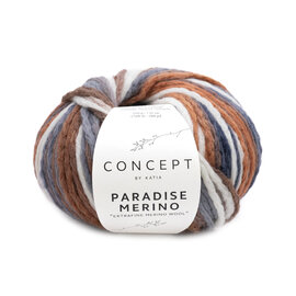 Katia PARADISE MERINO 505 Ecru-Bruin-Grijs-Donker grijs bad 73545A