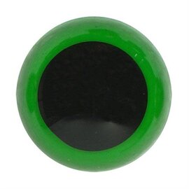 Veiligheidsogen 18mm groen 10st