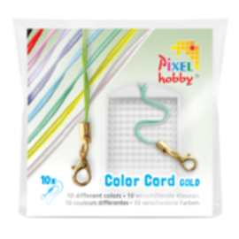 Color cord (set van 10) - Goud
