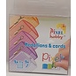 Pixel Medaillons met koord - Transparant gekleurd -