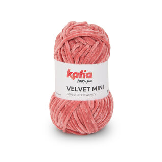 Katia VELVET MINI 212 - Kauwgom roze bad 74650