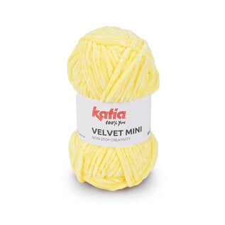 Katia VELVET MINI 201 - Pastel geel bad 74639