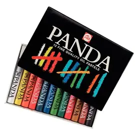 Talens Talens: Oliepastels "Panda" set met 12 pastels
