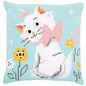 Kruissteekkussen kit Disney Marie