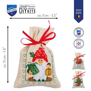 Kruidenzakje kit Kerst set van 3