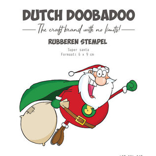 DDBD Rubber stamp Super Santa