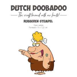 DDBD Rubber stamp Cave woman